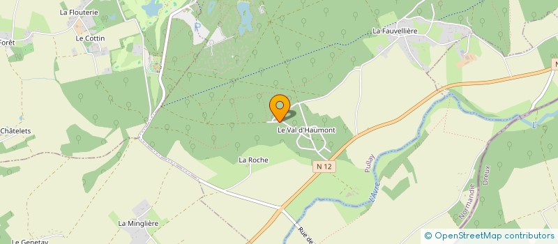 localisation de l'entreprise MADAME CLAIRE MENARD  PULLAY