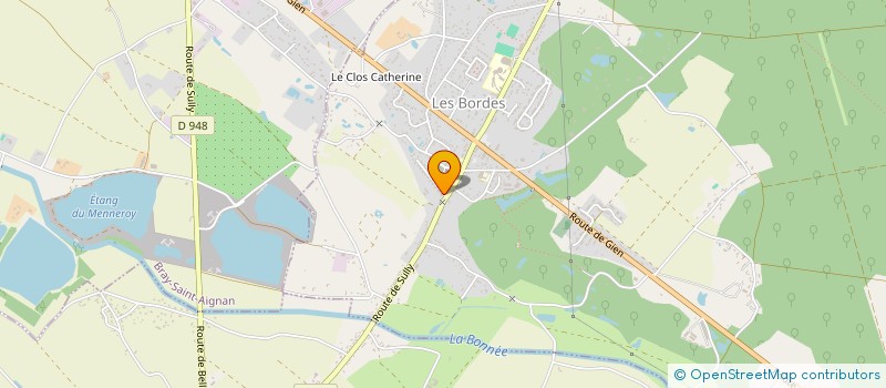 localisation de l'entreprise MADAME CLAIRE MERCIER à LES BORDES