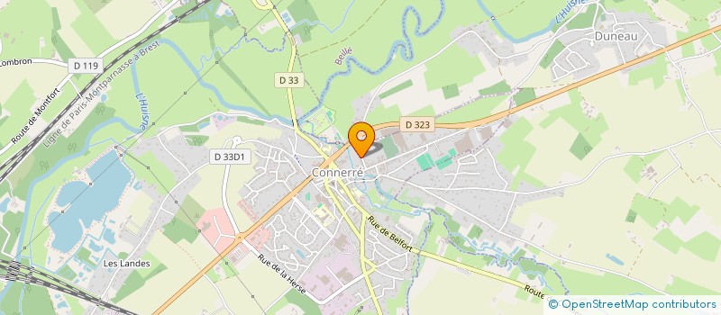 localisation de l'entreprise MADAME CLAIRE MEUNIER  CONNERRE