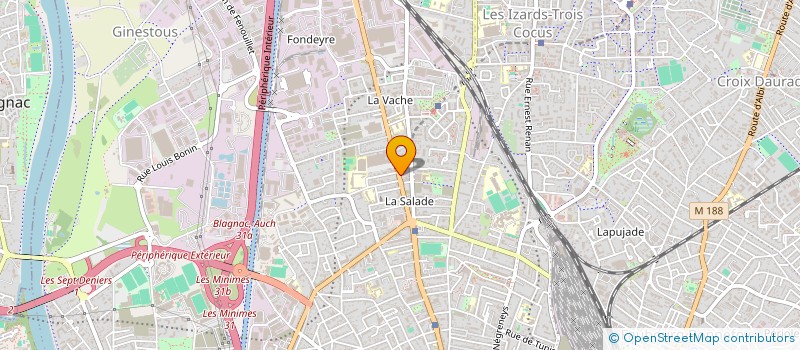 localisation de l'entreprise MADAME CLAIRE MEUNIER à TOULOUSE