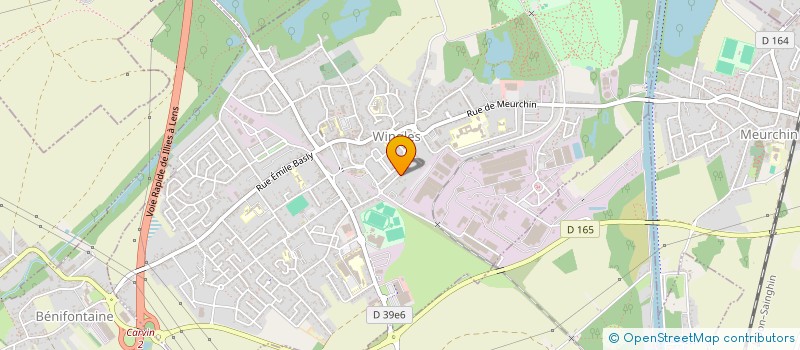 localisation de l'entreprise MADAME CLAIRE MICHAUX  WINGLES