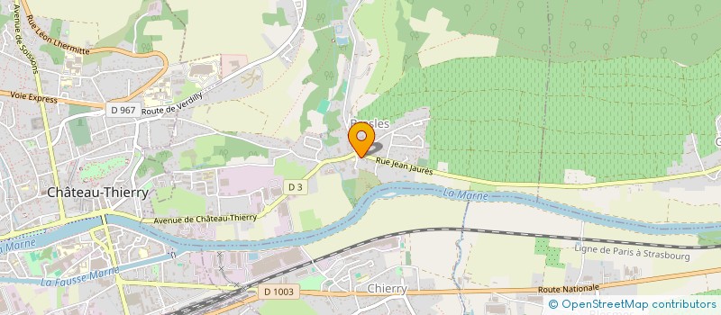 localisation de l'entreprise MADAME CLAIRE MICHEL  BRASLES