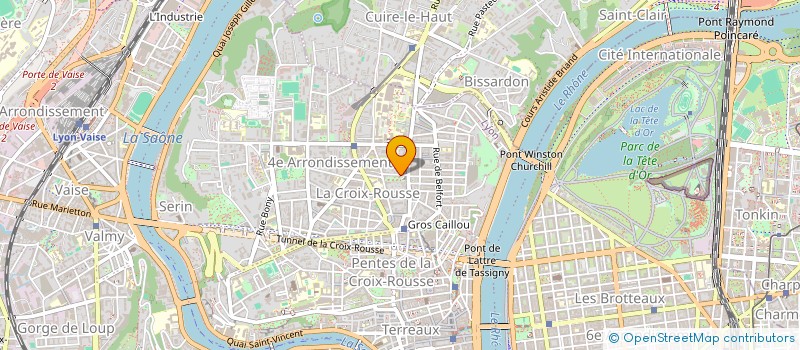 localisation de l'entreprise MADAME CLAIRE MICHEL à LYON