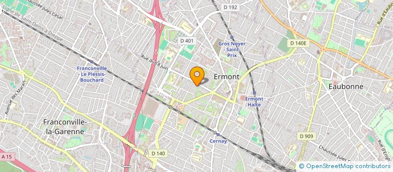 localisation de l'entreprise MADAME CLAIRE MIGOT  ERMONT