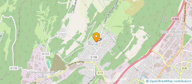 localisation de l'entreprise MADAME CLAIRE MIHALJIC à OYONNAX