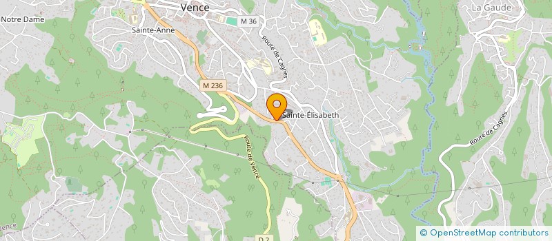 localisation de l'entreprise MADAME CLAIRE MILOVAN à VENCE