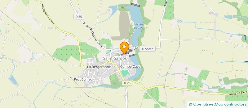 localisation de l'entreprise MADAME CLAIRE MINGOT  SAINT-SARDOS