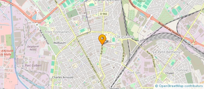 localisation de l'entreprise MADAME CLAIRE MINGOUTAUD  REIMS