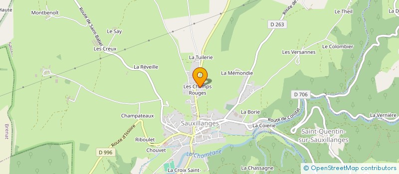 localisation de l'entreprise MADAME CLAIRE MIRAL à SAUXILLANGES