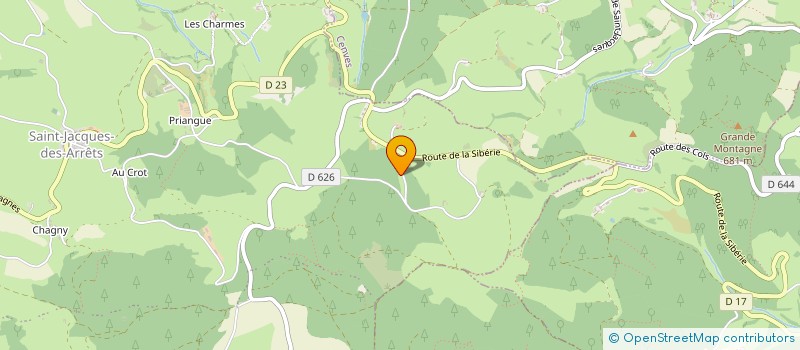 localisation de l'entreprise MADAME CLAIRE MITTON  DEUX-GROSNES