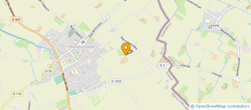 localisation de l'entreprise MADAME CLAIRE MIXE  HONDSCHOOTE