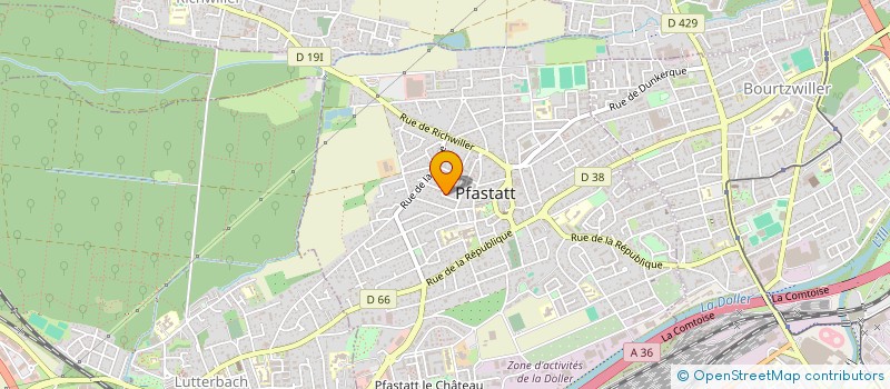 localisation de l'entreprise MADAME CLAIRE MLADENOVIC  RICHWILLER