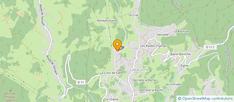 localisation de l'entreprise MADAME CLAIRE MOESCH  LABAROCHE