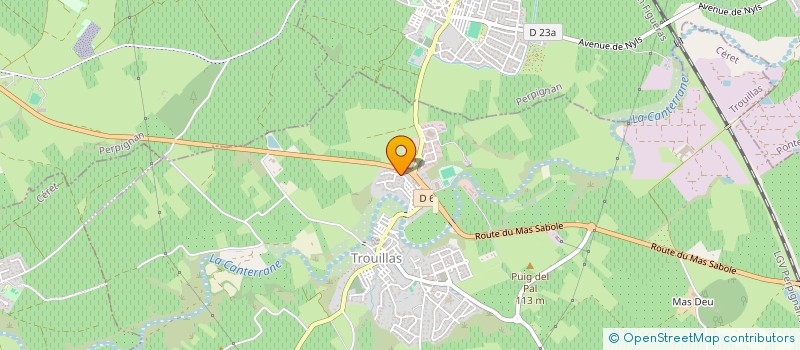 localisation de l'entreprise MADAME CLAIRE MOLINE  TOULOUGES