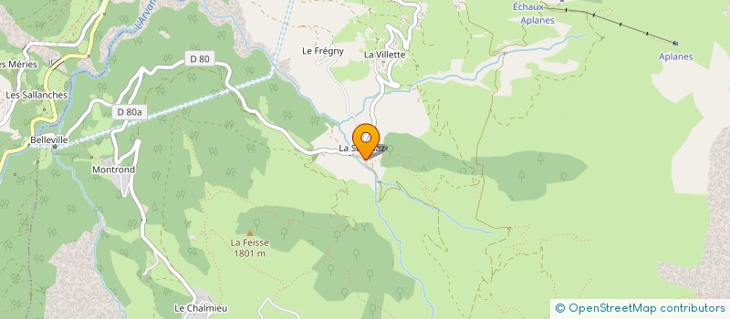 localisation de l'entreprise MADAME CLAIRE MOLLARET à ALBIEZ-MONTROND