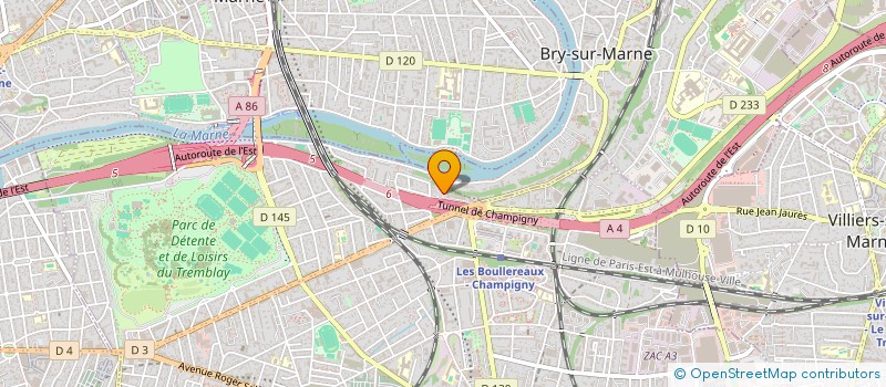 localisation de l'entreprise MADAME CLAIRE MON à CHAMPIGNY-SUR-MARNE