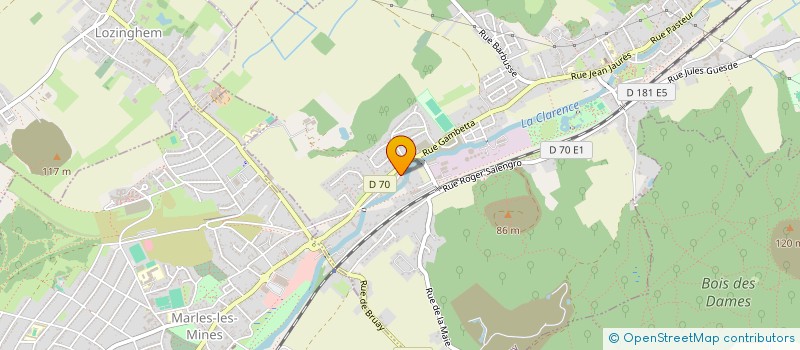 localisation de l'entreprise MADAME CLAIRE MONCHAUX  LAPUGNOY