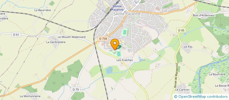 localisation de l'entreprise MADAME CLAIRE MONNIER à SAINTE-PAZANNE