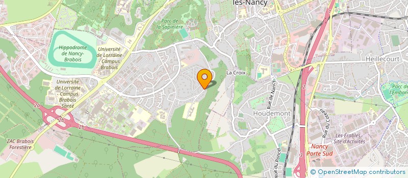 localisation de l'entreprise MADAME CLAIRE MONNIER  VANDUVRE-LES-NANCY