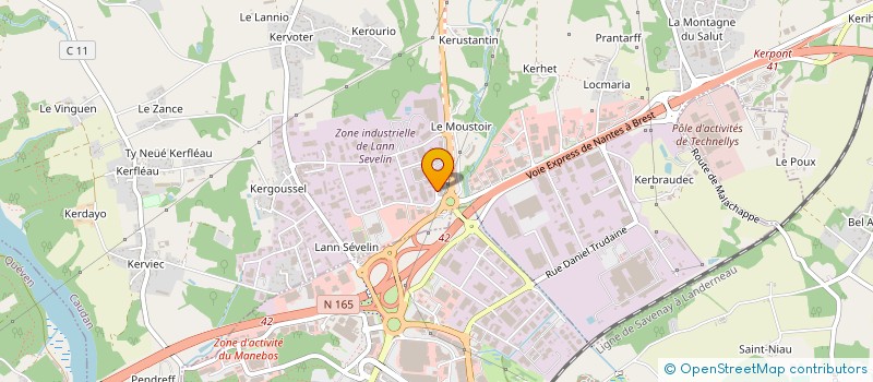 localisation de l'entreprise MADAME CLAIRE MONNOT  CAUDAN