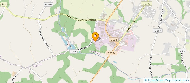 localisation de l'entreprise MADAME CLAIRE MONOT  HAGETMAU