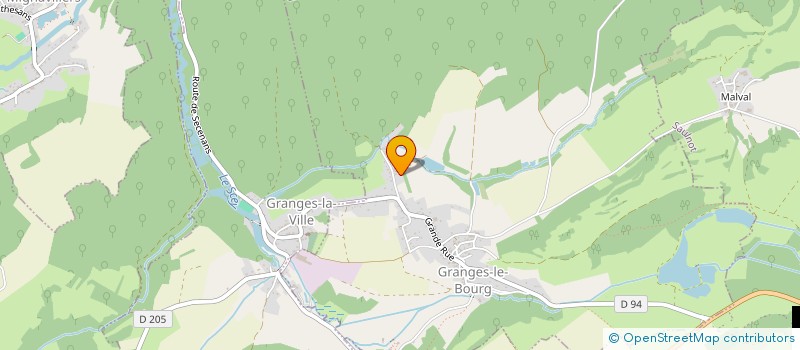 localisation de l'entreprise MADAME CLAIRE MONTARLIER  GRANGES-LE-BOURG