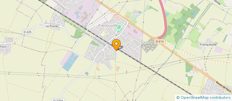 localisation de l'entreprise MADAME CLAIRE MONTREUIL  FRENOUVILLE