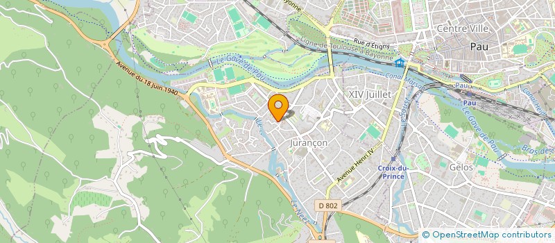 localisation de l'entreprise MADAME CLAIRE MORAGREGA  JURANCON