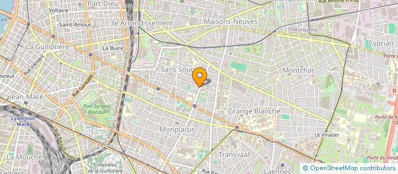 localisation de l'entreprise MADAME CLAIRE MORANDET  LYON