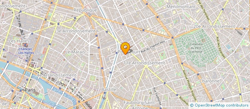 localisation de l'entreprise MADAME CLAIRE MORANGE  PARIS