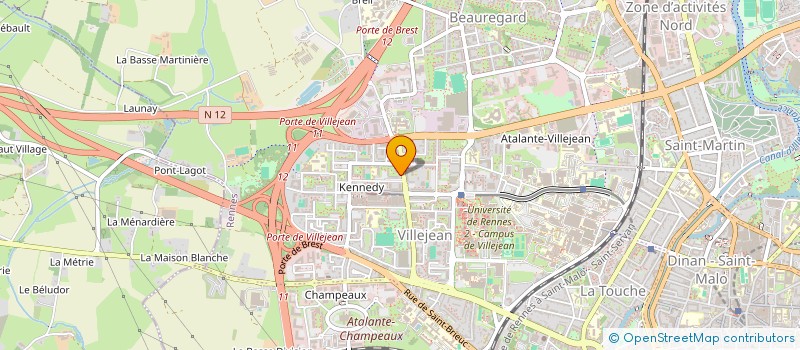 localisation de l'entreprise MADAME CLAIRE MOREL  RENNES