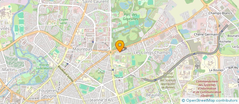 localisation de l'entreprise MADAME CLAIRE MOREL DE LACOLOMBE DE LACHAPELLE D'APCHIER  RENNES