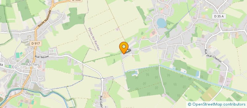 localisation de l'entreprise MADAME CLAIRE MORELLE  FLINES-LEZ-RACHES