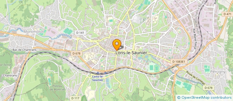 localisation de l'entreprise MADAME CLAIRE MORICONI à LONS-LE-SAUNIER