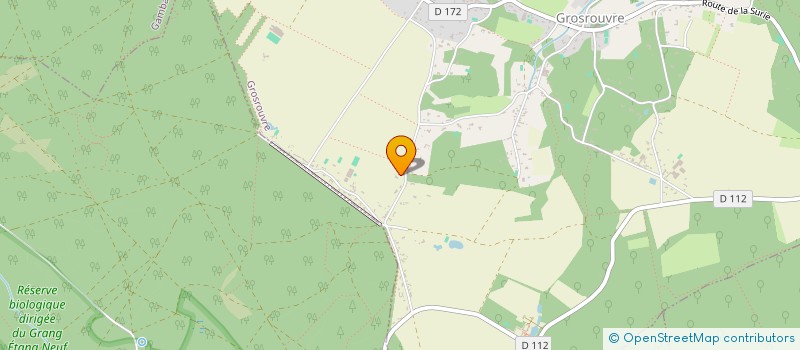 localisation de l'entreprise MADAME CLAIRE MORIN  GROSROUVRE