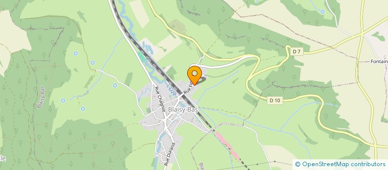 localisation de l'entreprise MADAME CLAIRE MORIZOT  BLAISY-BAS