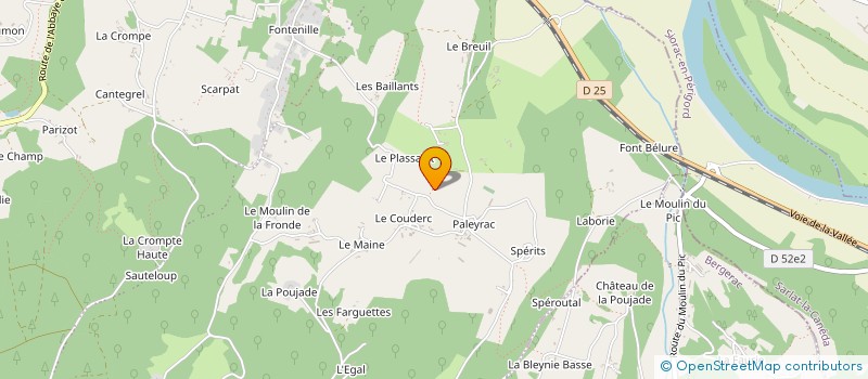 localisation de l'entreprise MADAME CLAIRE MORRIS  LE BUISSON-DE-CADOUIN