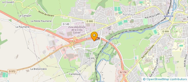 localisation de l'entreprise MADAME CLAIRE MOUCHEL  AGNEAUX