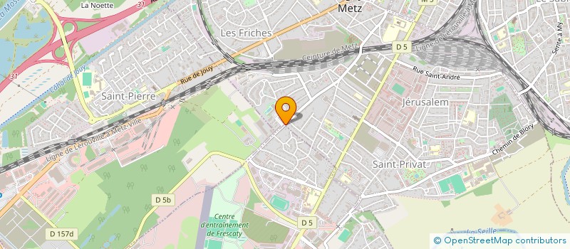localisation de l'entreprise MADAME CLAIRE MOUILLAUD à MONTIGNY-LES-METZ
