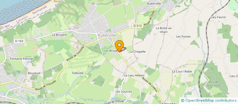 localisation de l'entreprise MADAME CLAIRE MOUREAU  AUBERVILLE