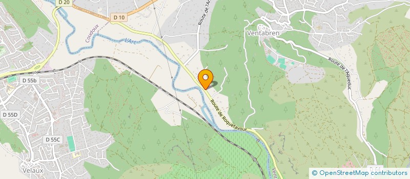 localisation de l'entreprise MADAME CLAIRE MOURET  VENTABREN