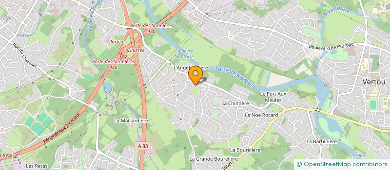 localisation de l'entreprise MADAME CLAIRE MOUSSET  VERTOU