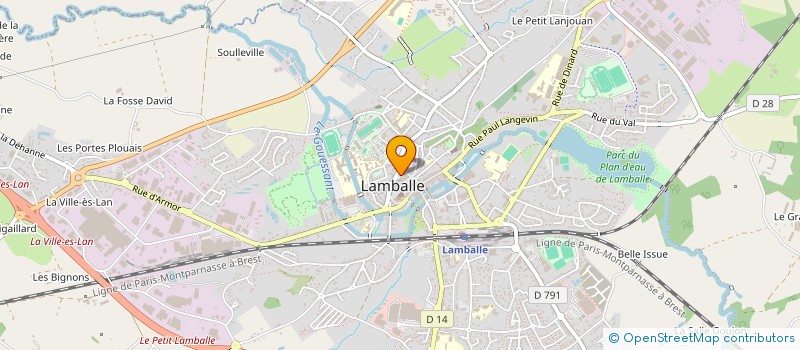 localisation de l'entreprise MADAME CLAIRE MOY  LAMBALLE-ARMOR