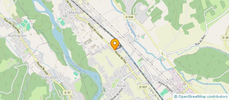 localisation de l'entreprise MADAME CLAIRE MUZZELLE  ASSAT