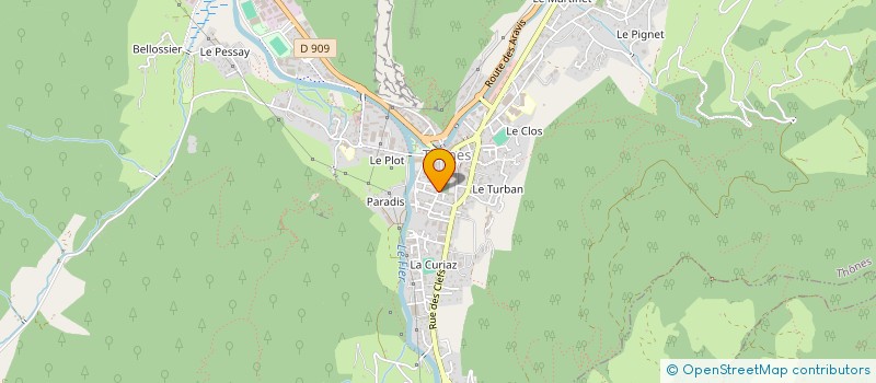 localisation de l'entreprise MADAME CLAIRE NAKIELNY  THONES