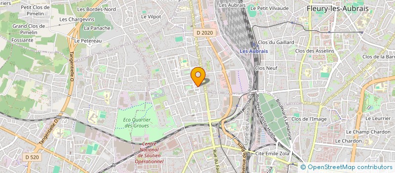localisation de l'entreprise MADAME CLAIRE NANNETTE  ORLEANS