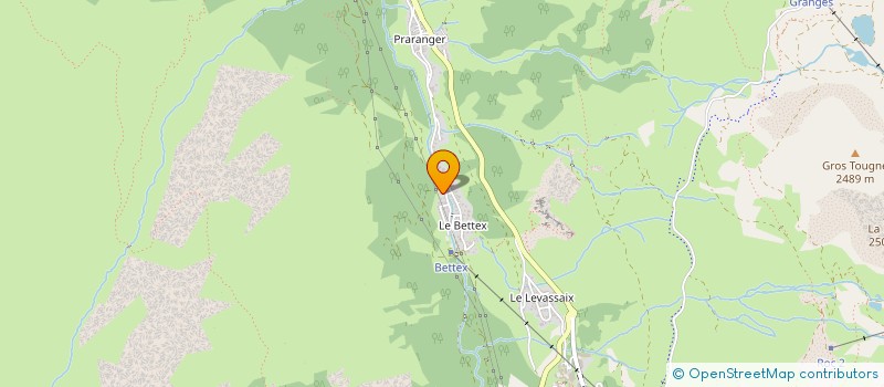 localisation de l'entreprise MADAME CLAIRE NASSOY  LES BELLEVILLE