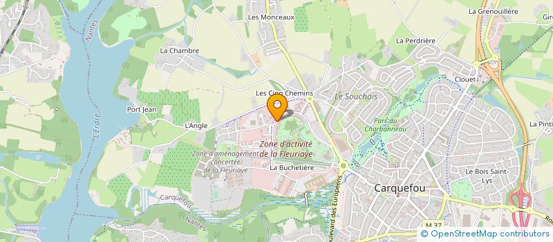 localisation de l'entreprise MADAME CLAIRE NAVEL à CARQUEFOU