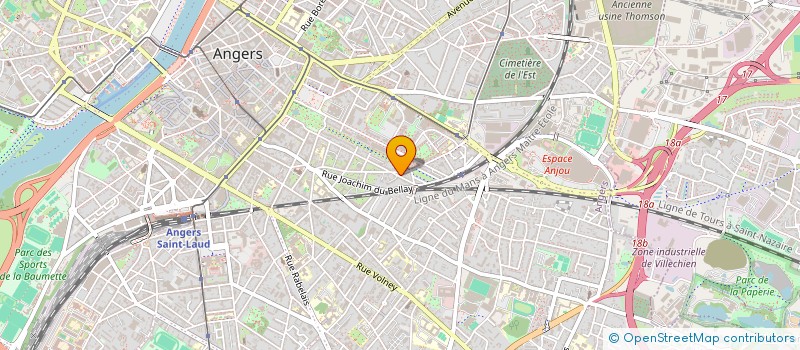 localisation de l'entreprise MADAME CLAIRE NICOLLEAU à ANGERS