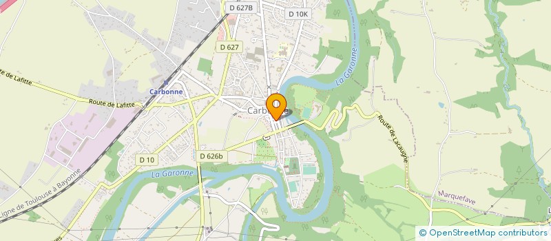 localisation de l'entreprise MADAME CLAIRE NINGRES  CARBONNE